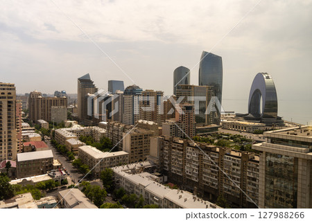 Skyscrapers and cityscape of Baku, Azerbaijan 127988266