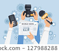 media, news, vector 127988288
