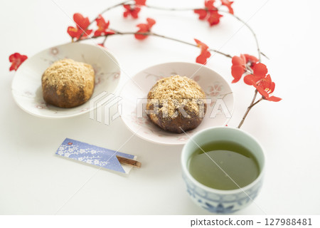 Delicious Japanese sweets Delicious Japanese sweets 127988481