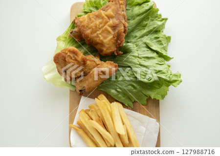 Everyone loves fried chicken 127988716