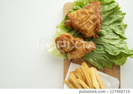 Everyone loves fried chicken 127988718