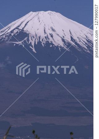 從長尾山口眺望富士山 從長尾山口眺望富士山 127990017