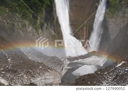 Rainbow waterfall 127990052