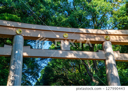 [東京] 被豐富的大自然包圍的明治神宮 127990443