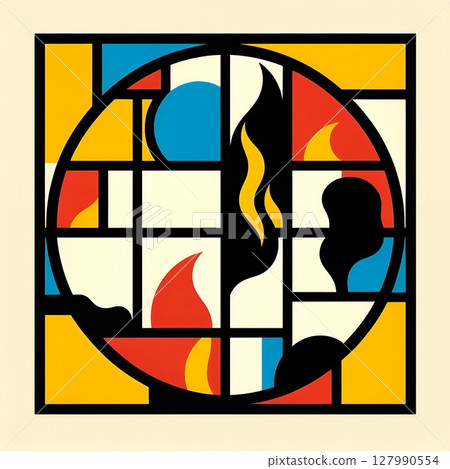 Burning and smokey Earth Concept for Global Warming and Climate Crisis Visualization with Generative AI. Burning and smokey Earth Concept for Global Warming and Climate Crisis Visualization with Generative AI. 127990554