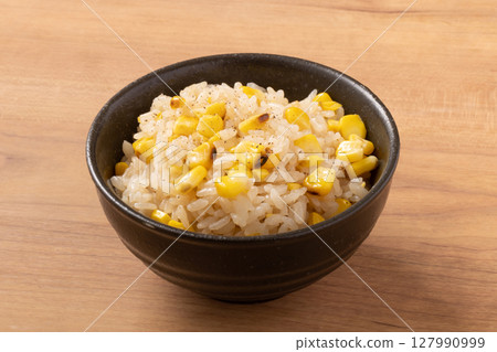 Grilled corn and rice 127990999