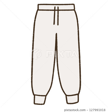 簡單的褲子插圖 127991018
