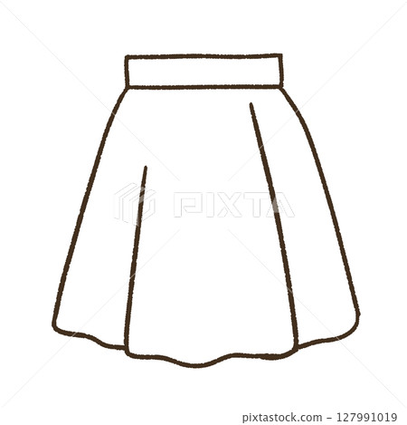 簡單的裙子插圖 127991019