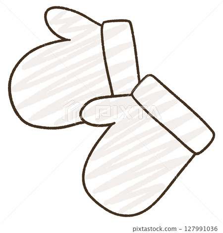 Simple glove illustration 127991036