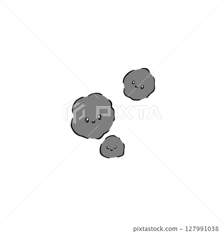 Dust simple illustration 127991038