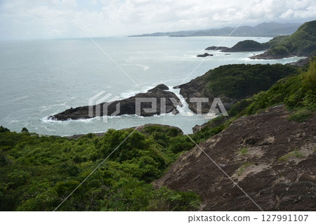 日向坂的景色（宮崎縣馬瀨市） 127991107