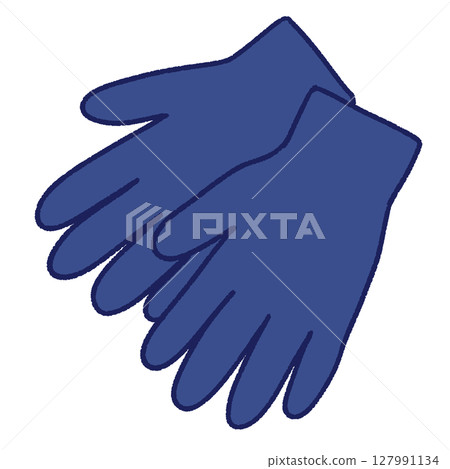 簡單的手套插畫 127991134