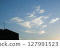 Summer evening sky with soft clouds 127991523