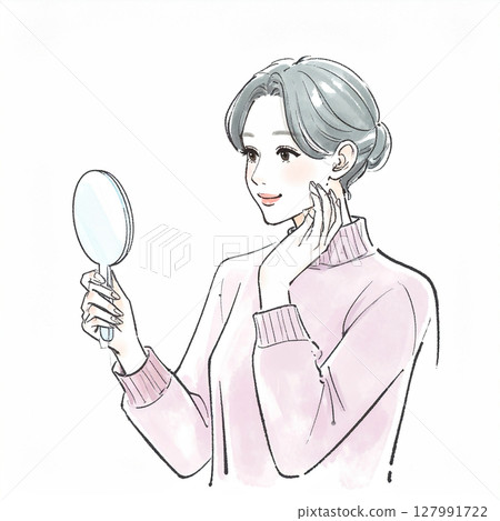 Illustration material of women and girls 127991722