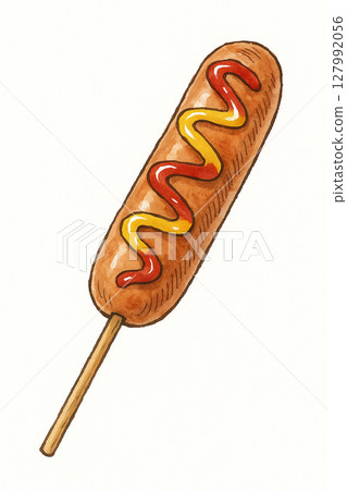 Frankfurt illustration material 127992056