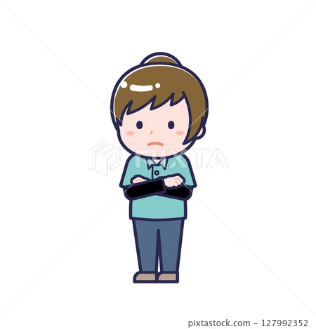 兒童扶養員/對角線/女性 30 127992352