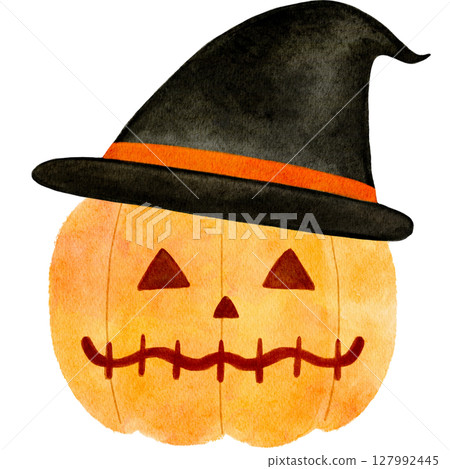 Halloween pumpkin illustration Halloween pumpkin illustration 127992445