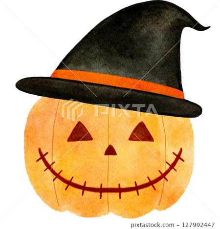 Halloween pumpkin illustration Halloween pumpkin illustration 127992447