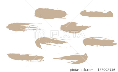 Analog touch texture material. beautiful brush strokes 127992536