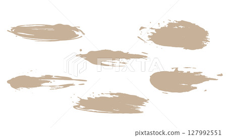 簡單的手繪水彩筆觸紋理 簡單的手繪水彩筆觸紋理 127992551