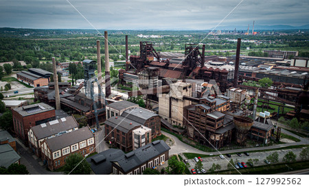 Dolni Vitkovice aerial picture. DOV. Industrial Complex. Ostrava. Czechia. 127992562