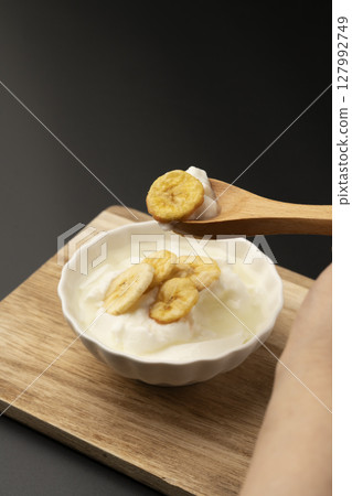 優格香蕉片 127992749