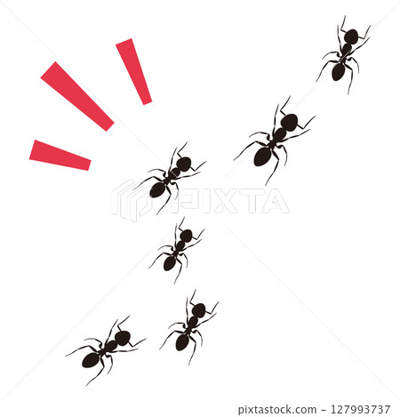 螞蟻遊行的插圖 127993737