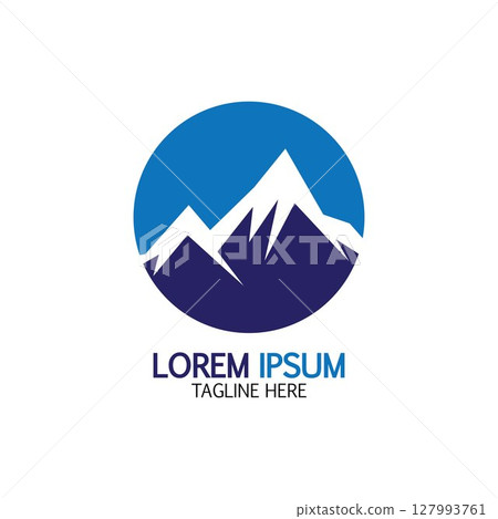 Mountain icon Logo Mountain icon Logo 127993761