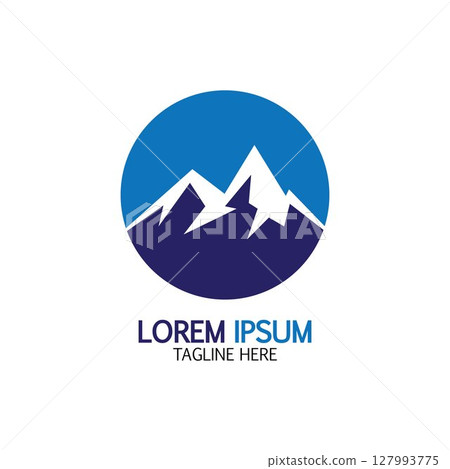 Mountain icon Logo 127993775