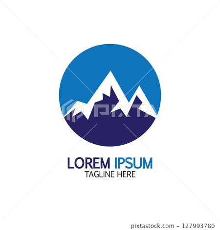 Mountain icon Logo Mountain icon Logo 127993780
