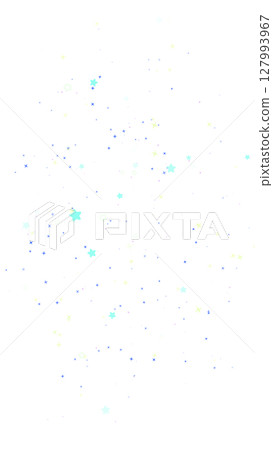 Transparent background, vertically long, cute illustration material with stars and glitter scattered all over Transparent background, vertically long, cute illustration material with stars and glitter scattered all over 127993967