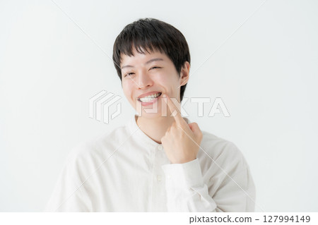 Cosmetic dentistry, men's dental care Cosmetic dentistry, men's dental care 127994149