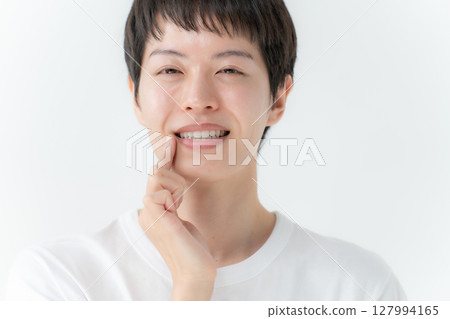 美容牙科、男性牙科護理 127994165