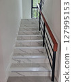 Interior staircase on abstract background 127995153