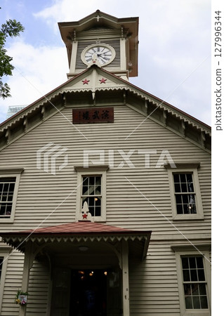 春天的札幌鐘樓，陰天 127996344