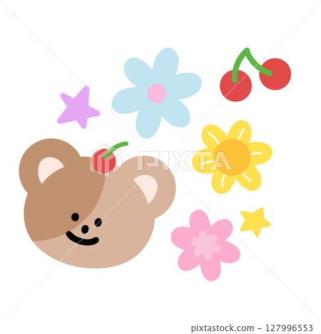 cartoon, character, bear 127996553