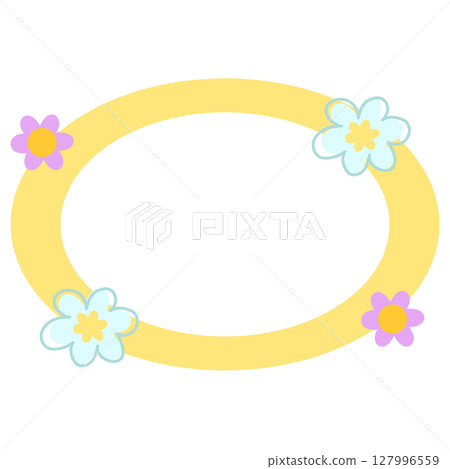 butterfly, flowers, frame 127996559