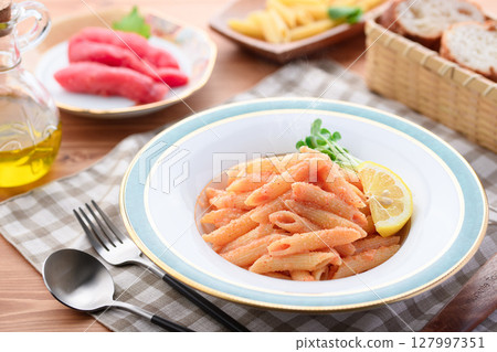 檸檬明太子通心粉－清爽的西式義面 127997351