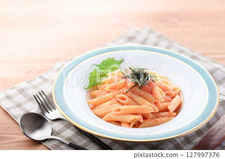 檸檬明太子通心粉-清爽的西式義面 檸檬明太子通心粉-清爽的西式義面 127997376