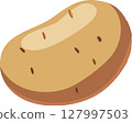 Simple and cute potato illustration 127997503