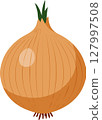 Simple and cute onion illustration 127997508