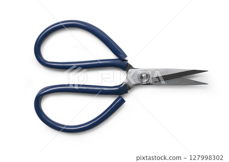 leather scissors new tool close up 127998302