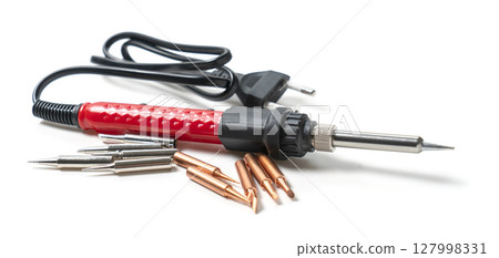 new soldering iron close-up 127998331