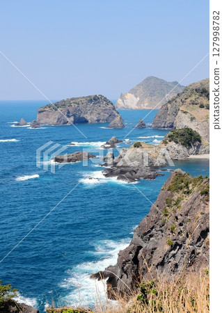 伊豆半島 奧石樓相愛岬 垂直位置 127998782