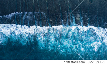 Beautiful blue sea in Uluwatu, Bali Beautiful blue sea in Uluwatu, Bali 127999435