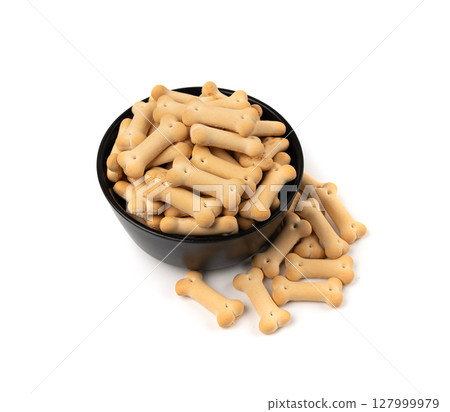 Dog biscuits, soft crunchy pet treats, flavored small canine cookie, bone shape biscuit, puppy food 127999979