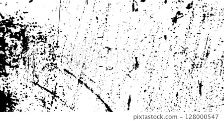 Scratchy, grunge texture background. Minimal distress, noise vector pattern 128000547