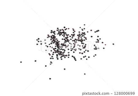 Candy sprinkle pile, round sugar sprinkles, small sweet color confectionery decoration balls Candy sprinkle pile, round sugar sprinkles, small sweet color confectionery decoration balls 128000699