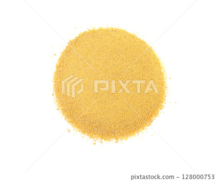 Ground fenugreek seeds, milled dry trigonella powder, spicy methi dana pounded grains 128000753