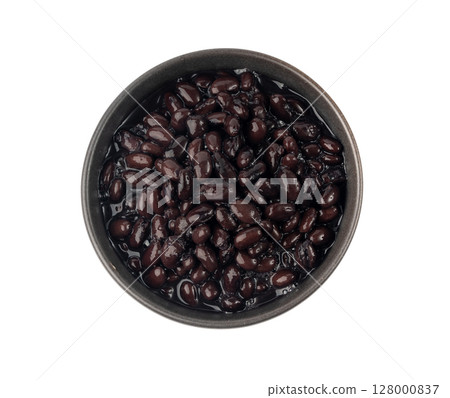 Black beans, cooked bean piles, baked legume, canned dark beans, rajma, Phaseolus vulgaris Black beans, cooked bean piles, baked legume, canned dark beans, rajma, Phaseolus vulgaris 128000837